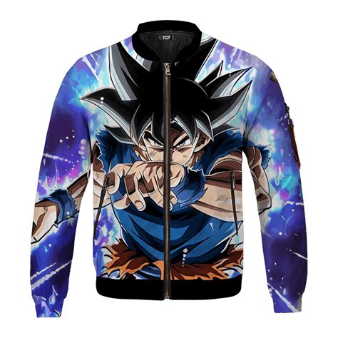 Check spelling or type a new query. Dragon Ball Z Galactic Goku Ultra Instinct Bomber Jacket - Saiyan Stuff