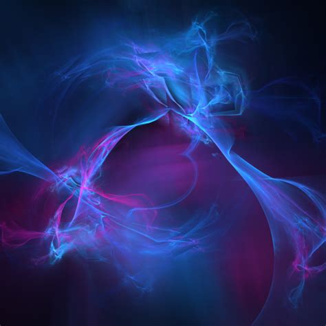 500x500 Resolution Blue Nebula Digital Art Energy Flame Plasma Space