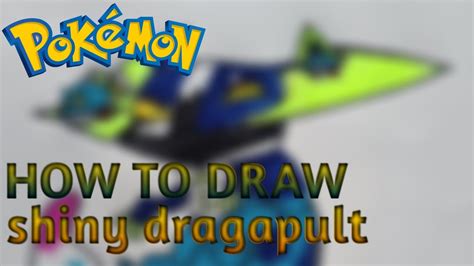 How To Draw Shiny Dragapult POKEMON YouTube
