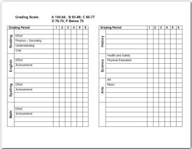 Even if you are not required by law to create homeschool report cards, it can be a great way to keep an eye on the progress your child is, or isn't, making. Report Card and Grade Records for Homeschoolers | School ...