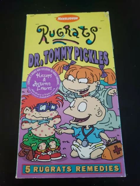NICKELODEONS RUGRATS DR Tommy Pickles And Thanksgiving VHS Video