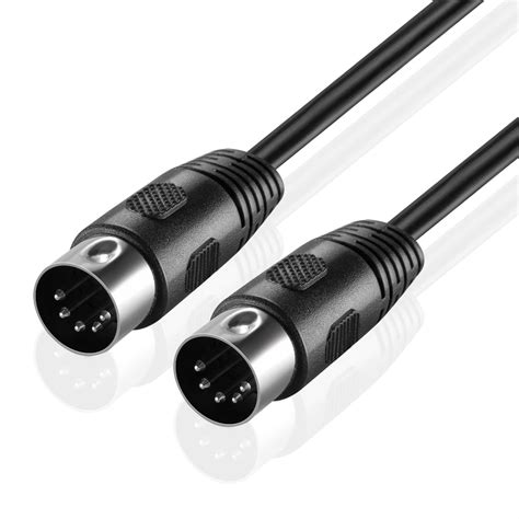 Midi Cable 1ft 5 Pin Din Male Audio Midi To Midi Connector