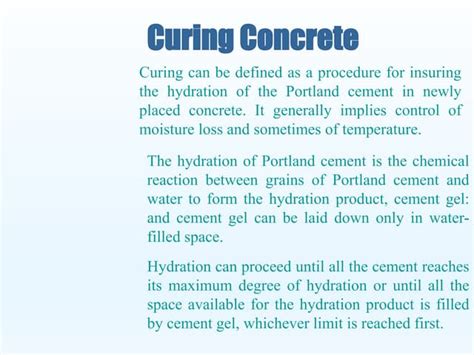 Concrete Curingppt