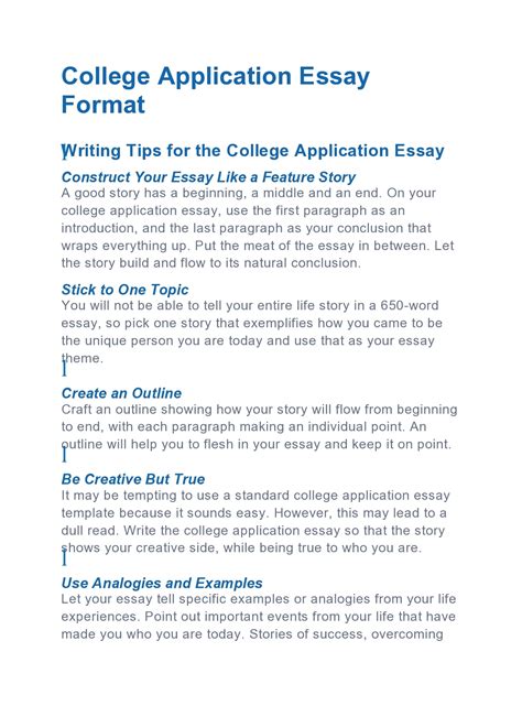 Writing Your College Essay Excellent Steps To Writing A Great College Essay