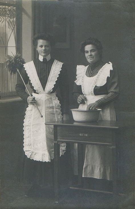 German Maids 1910 Victorian Maid Edwardian Portrait