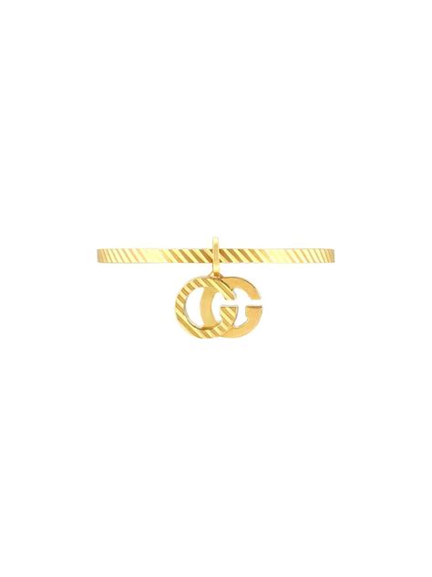 Gucci 18kt Yellow Gold Gg Running Ring Farfetch