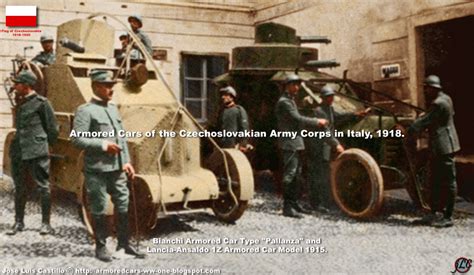 Armored Cars In The Wwi Italian Bianchi And Lancia Ansaldo 1z Armored