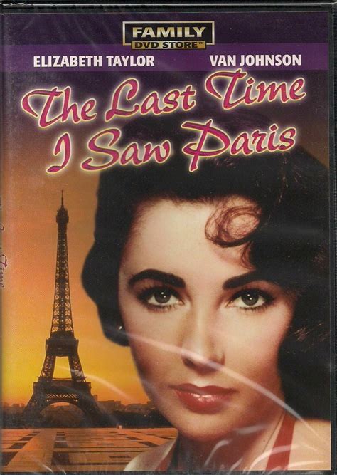 The Last Time I Saw Paris Dvd Elizabeth Taylor And Van Johnson