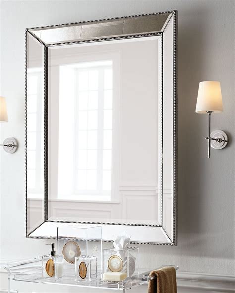 thomas obrien bryant sconce with glass shade mirror decor mirror wall mirror wall bathroom