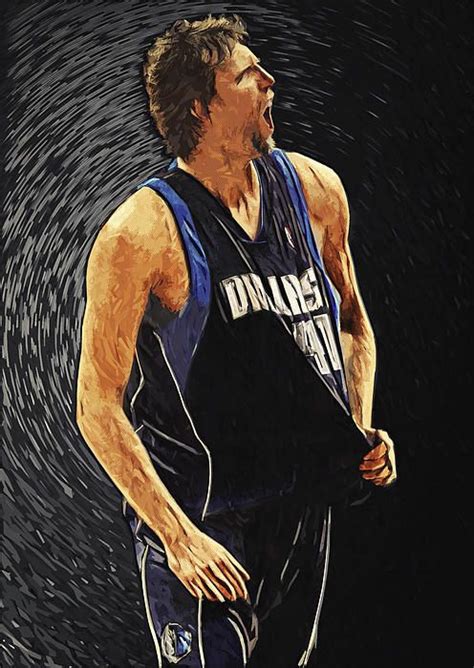 Normal şartlar altında bugün başlayacak olan, yılın en güzel zamanıydı benim için. Dirk Nowitzki by Zapista OU | Basketball art, Dallas ...
