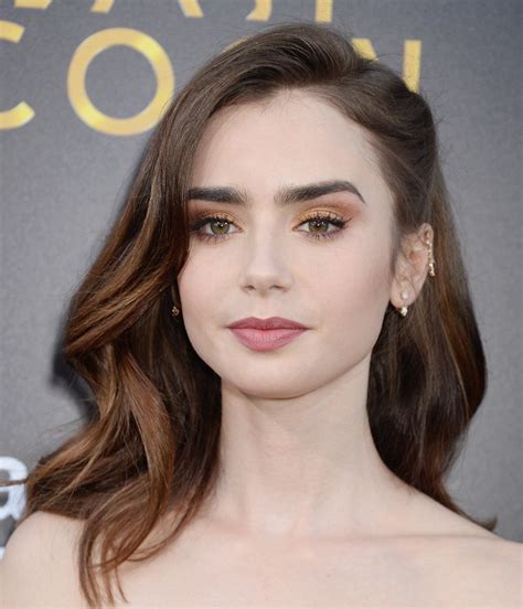 Lily Collins Lily Collins Hair Day Makeup Looks Makeup Looks