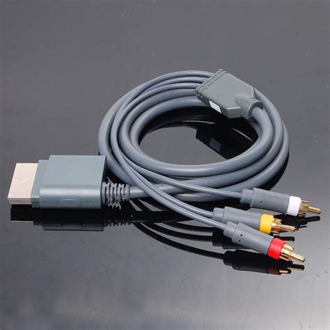 Buy 18m Av Cables For Xbox 360 Hd Tv Component Composite Cord Av