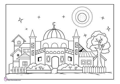 Ada juga game menggambar yang menyenangkan dan menantang yang harus kamu coba. Gambar Mewarnai Masjid ~ Semesta Ibu
