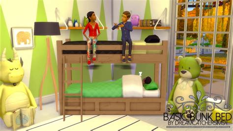 Basic Bunk Bed Frame Only At Dreamcatchersims4 Sims 4 Updates