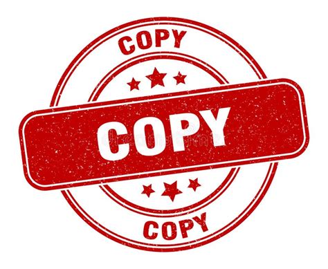 Copy Stamp Stock Vector Illustration Of Grungy Rubber 122175660