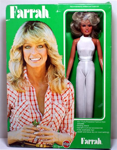Airfixmego Farrah Fawcett Doll 1977 Issue Wearing White Jumpsuit