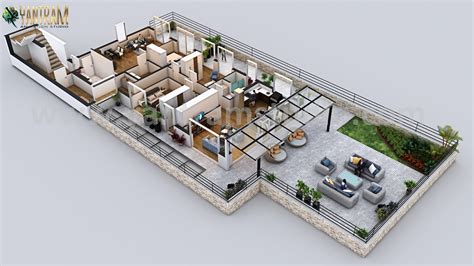 Penthouse 3d Home Floor Plan Design By Floor Plan Designer Architizer