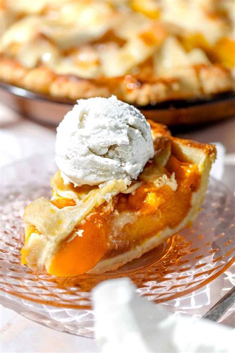 Classic Peach Pie With Canned Peaches Thank You Berry Much