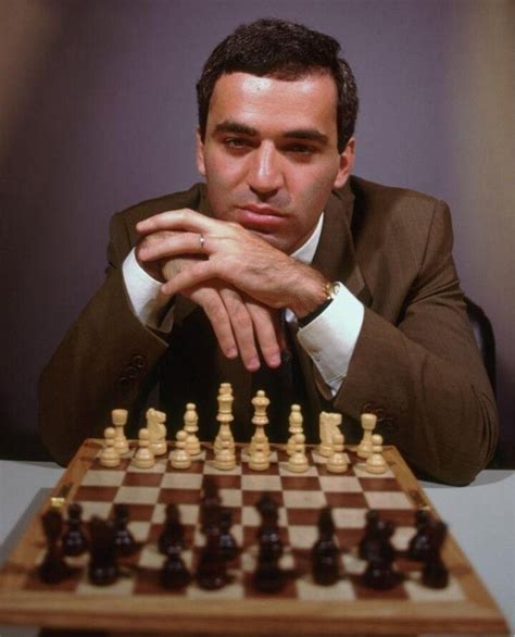 Garry Kasparov Chess Grandmaster Intensive And Brilliant Maneuvers