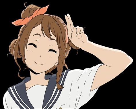 Brown Hair Anime Girl With Braids Anime Wallpaper Hd