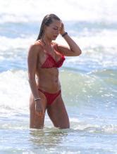 Alessia Tedeschi Pictured Showing Off Her Tones Bikini Body While On