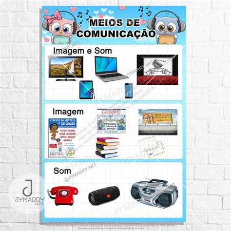 Meios De Comunicação Desenho Edulearn