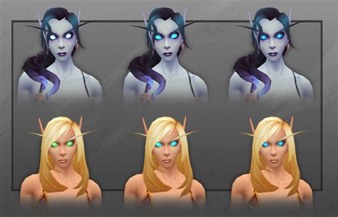 World Of Warcraft New Customization For Blood And Void Elves