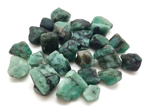 Raw Emerald Stone Xsmall Genuine Emerald Crystal Natural Etsy