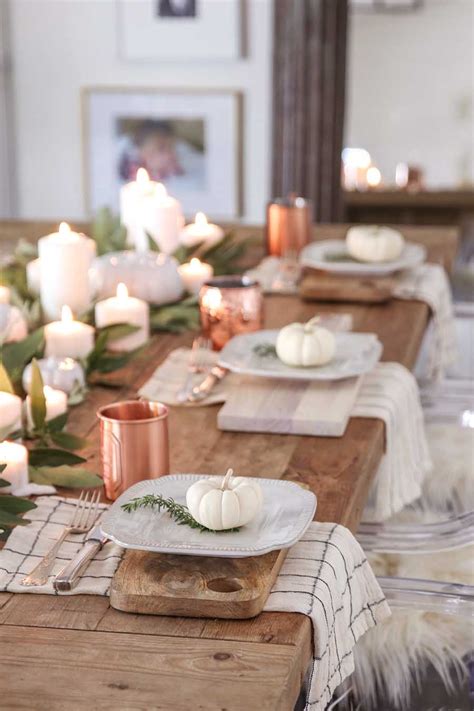 Now we focus more on comfort and thus a casual interior décor is the most common. Modern Farmhouse Fall Dining Room Decor - Fall Home Tour ...