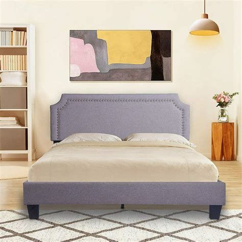 Compare prices on popular products in home furniture. Queen / Full Size Bed Frame Upholstered Headboard