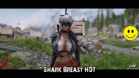 Skyrim Shark Breast HDT Demostración YouTube