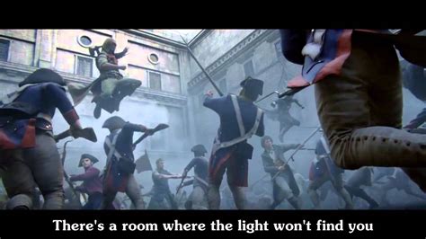 Assassin S Creed Unity Trailer Song Lyrics On Screen Youtube