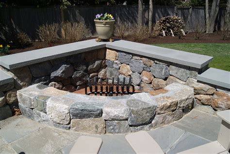 Outdoor Firepit Built By Freddys Landscape Company Outdoor Fire Pit