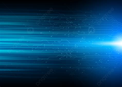 Computer Light Effect Beam Technology Theme Blue Business Background