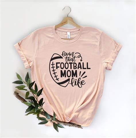 football mom tshirt football shirt for mom personalized etsy