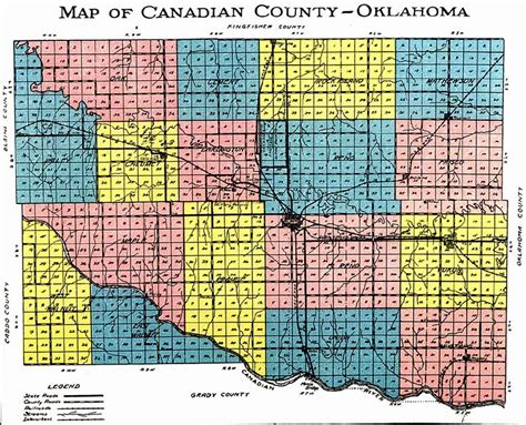 Canada County Map