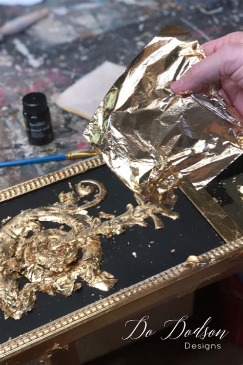 How To Apply Gold Leaf To Almost Anything Do Dodson Designs