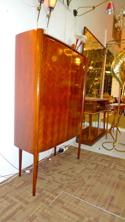 Rare Italian Art Moderne Freestanding Bar Cabinet By Paolo Buffa At