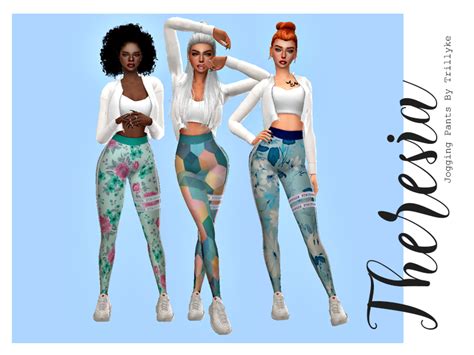 The Sims Resource Theresia Jogging Pants Recolor Trillyke