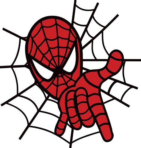 Spiderman Mit Web Svg Png Jpeg Eps Dxf Ai Pdf Etsy