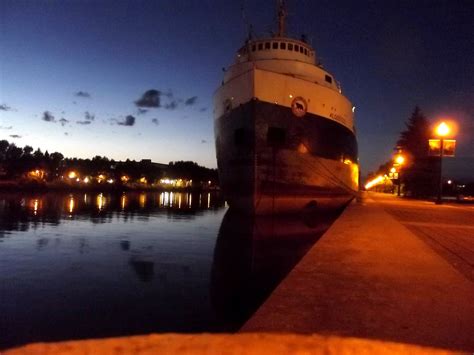 A Laker In The Owen Sound Harbour Great Lakes Ships Ontario Canada