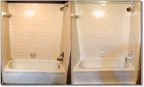 Truly amazing! | Painted vanity bathroom, Bathroom refinishing, Tile bathroom