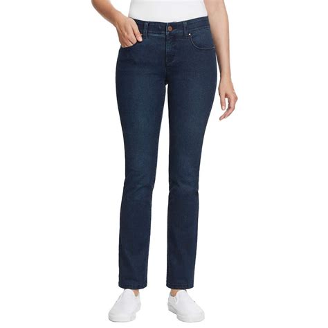 Jones New York Women Jones Slim Leg Mid Rise Jeans Pants Denim Blue 8