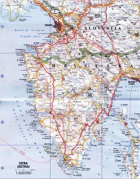 Online ponuka ubytovania v chorvátsku, v súkromí. Mapa Istrie- Fotky Chorvatsko
