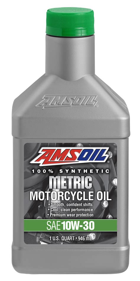 Also come with better oxidation stability, which in turn prevents the formation of any deposits. AMSOIL 10W-30 Synthetic Metric® Motorcycle Oil
