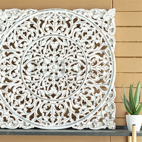 Bungalow Rose Carved Out Wood Panel Wall Décor Wayfair