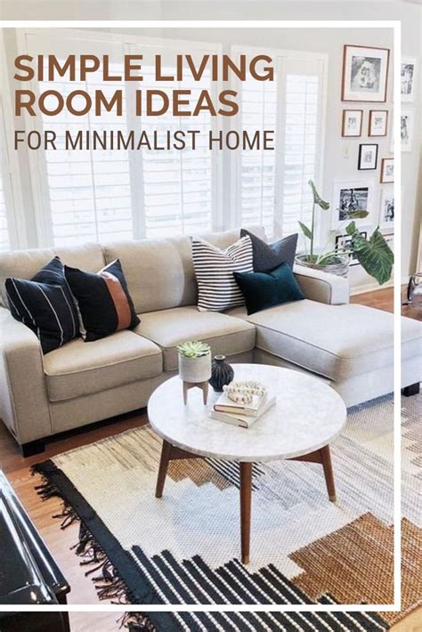 Adorable Simple Living Room Ideas For Minimalist Home Minimalist Home