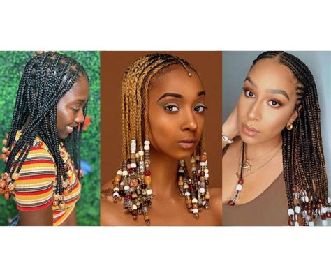55 Stunning Box Braids With Beads With Images Fabbon