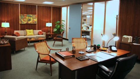 Mad Men Furniture Don Drapers Office The Mid Century Modernist