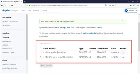 How to Create a Paypal Sandbox Account for Paypal Integration